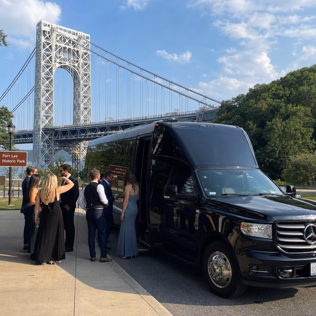 Rent a Bus to Fort Lee Historic Park & the George Washington Bridge