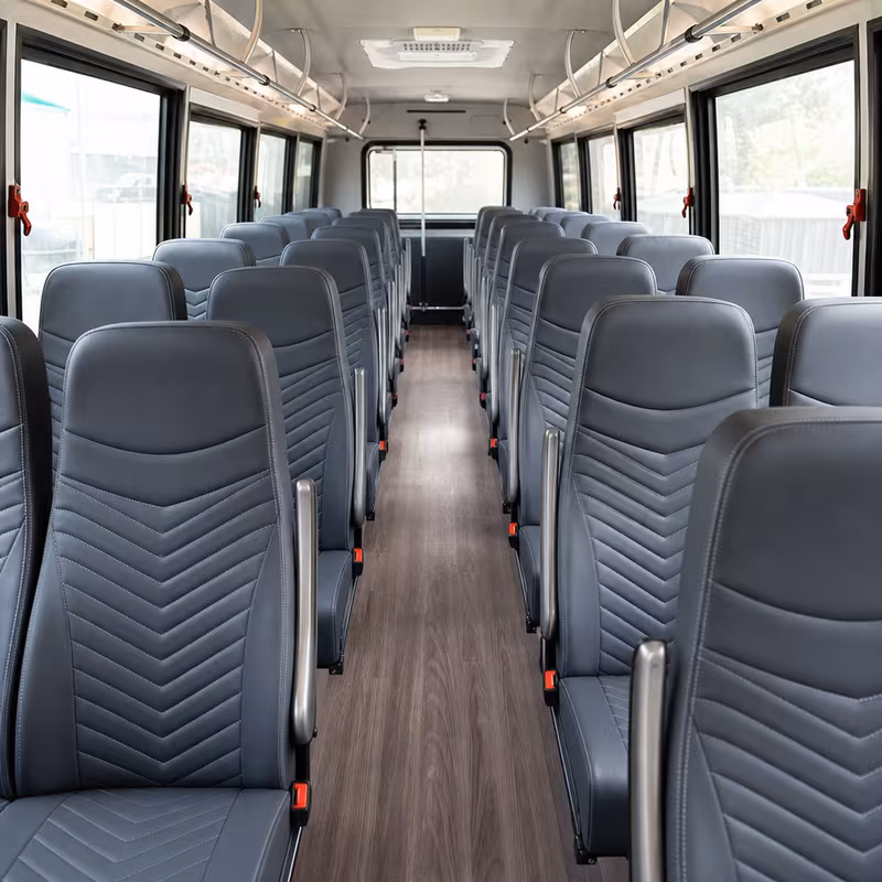15-35 Passenger Minibus Interior