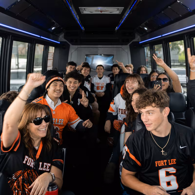 Fort Lee Sporting Event Transportation fleet vehicle