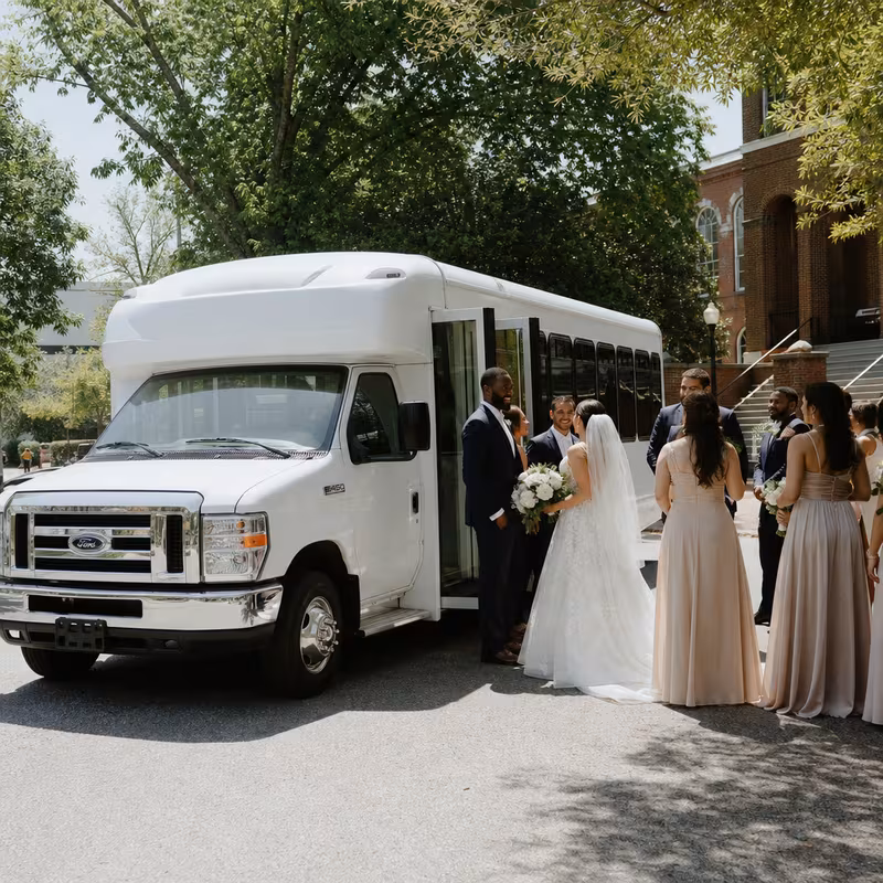 Fort Lee Wedding Transportation fleet vehicle